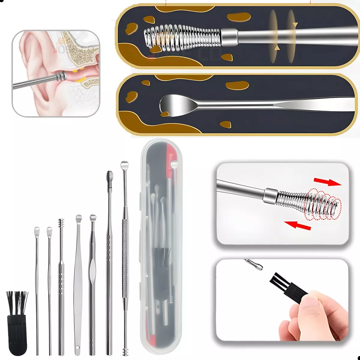 Set Para El Cuidado De Los Oídos limpiez